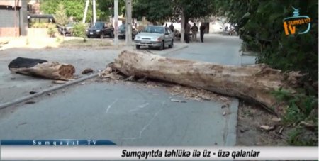 Sumqayıt sakinləri təhlükə iləüz-üzə qalıblar...