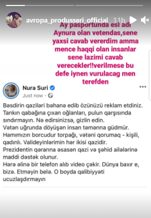 “Tankın qabağına çıxan oğlanları pulun qarşısında sındırmayın“ 