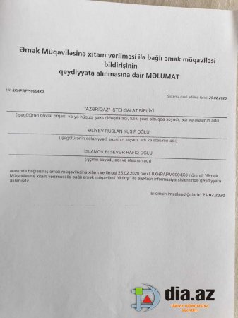 “Azəriqaz”ın üç əməkdaşı zorla reanimasiyaya girib, mənə sənədləri imzalatmağı çalışırdı”