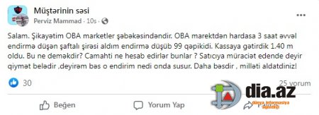 "OBA"da endirim-mendirim OYUNLARI...