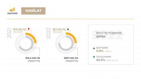 “AzerGold” 2022-ci ildə hasilatını artırıb