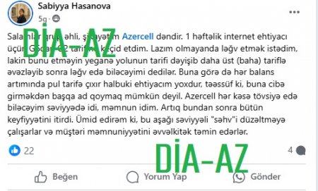 Görün, `Azercell` cibimiziə necə girir...