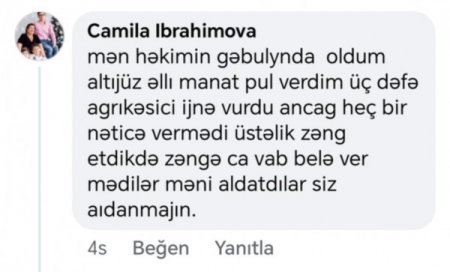 “Uniklinika”nın mərkəz rəhbəri vətəndaşı aldadıb..