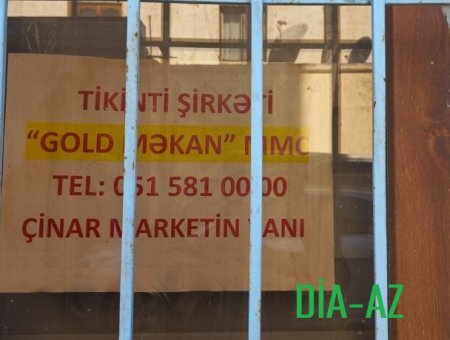 “Gold Məkan”  üçün NƏ QANUN VAR... NƏ QAYDA...